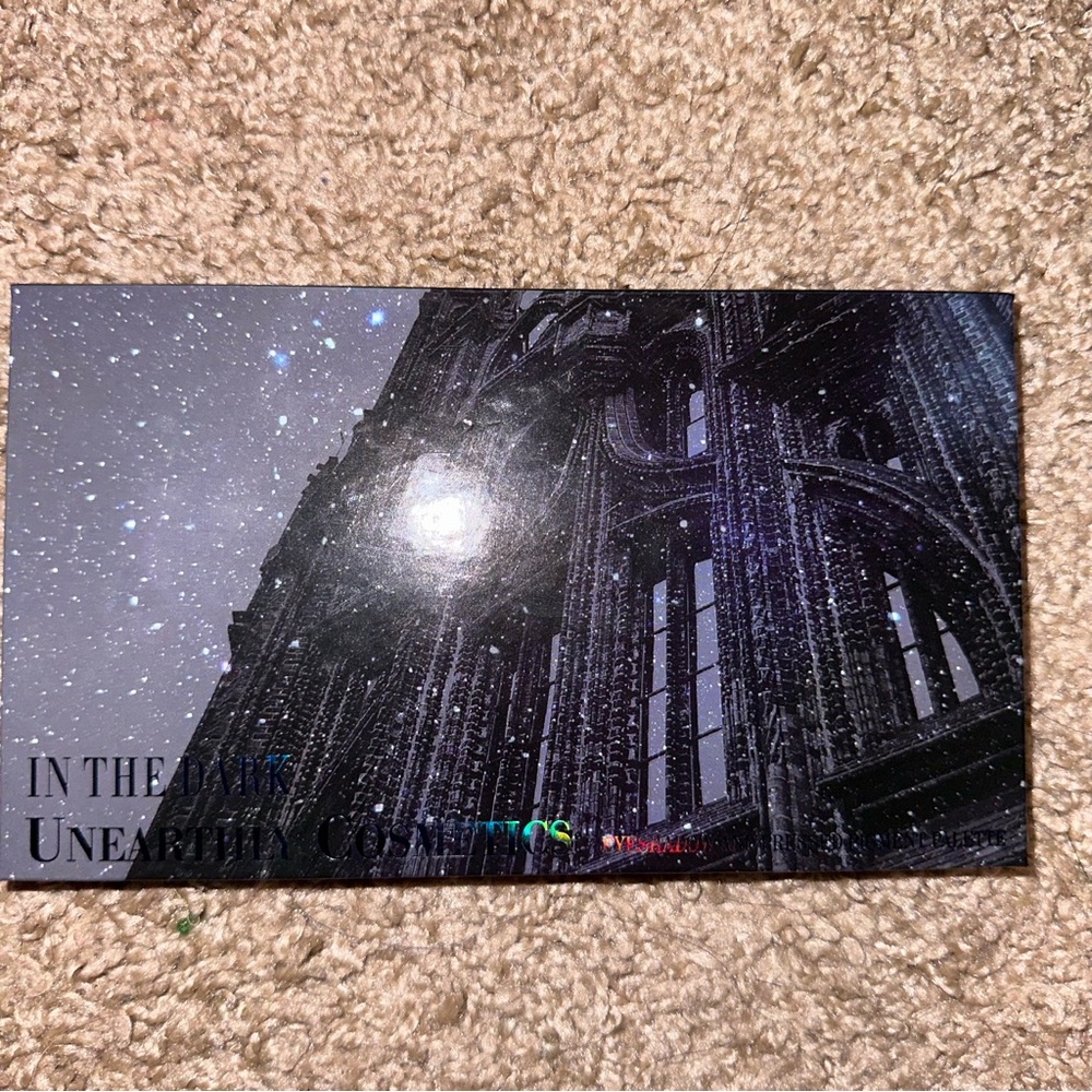 Unearthly cosmetics in the dark palette